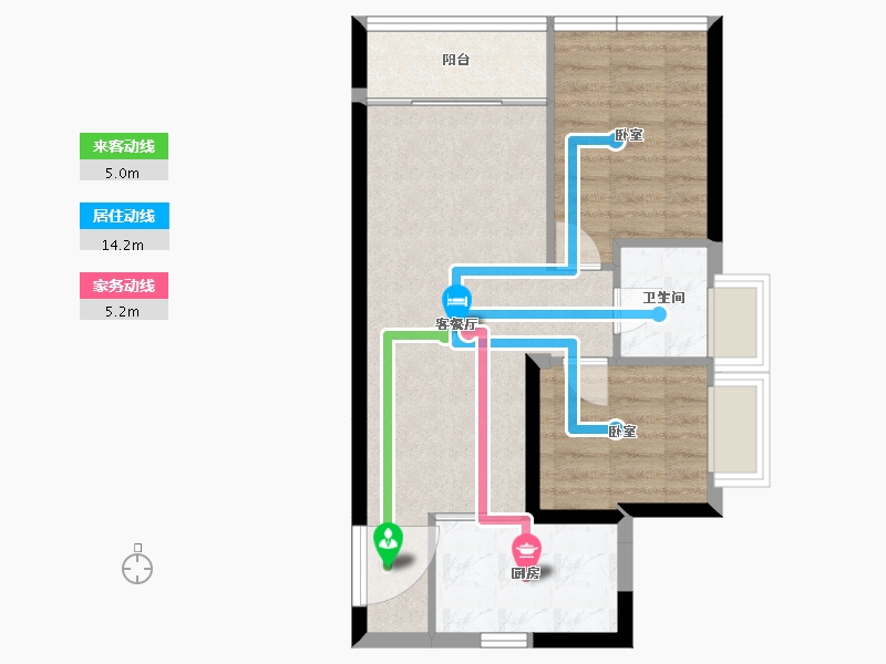 广东省-深圳市-特区建发乐府广场-56.21-户型库-动静线