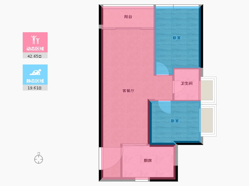 广东省-深圳市-特区建发乐府广场-56.21-户型库-动静分区