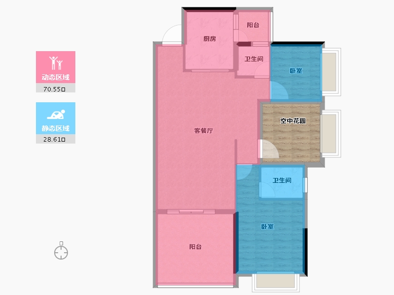 广东省-汕头市-凯顺丽园-99.31-户型库-动静分区