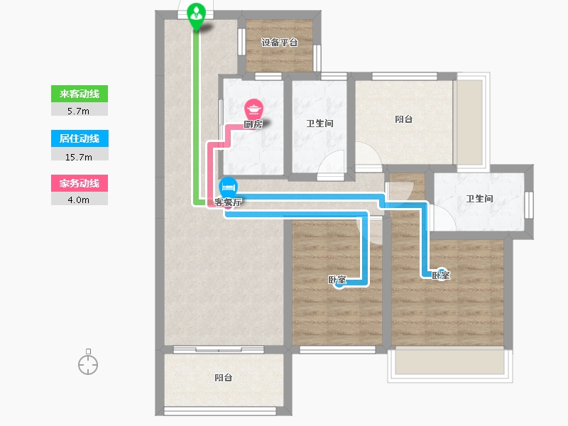 广东省-汕头市-御海天韵雅园-82.17-户型库-动静线