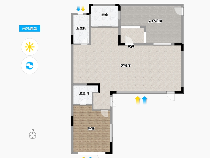 山东省-青岛市-城投南信天骄观澜-155.29-户型库-采光通风