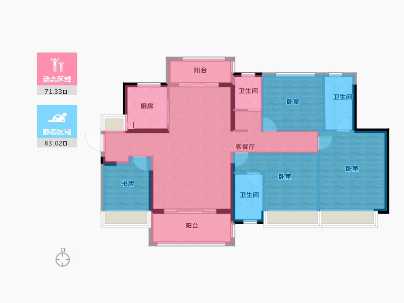 广东省-河源市-河源美的城-121.03-户型库-动静分区