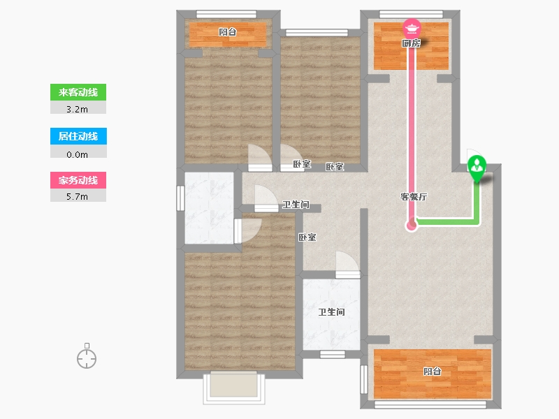 湖南省-衡阳市-天朝一品-99.13-户型库-动静线