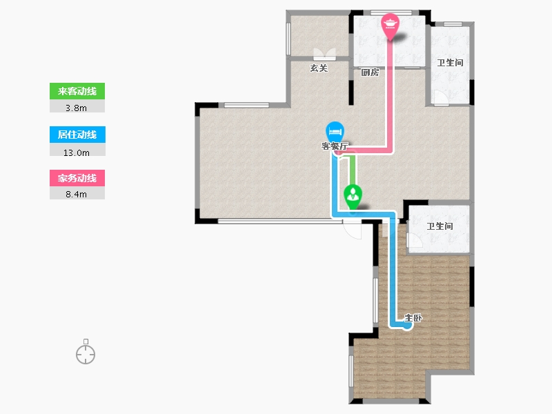 山东省-青岛市-城投南信天骄观澜-165.77-户型库-动静线