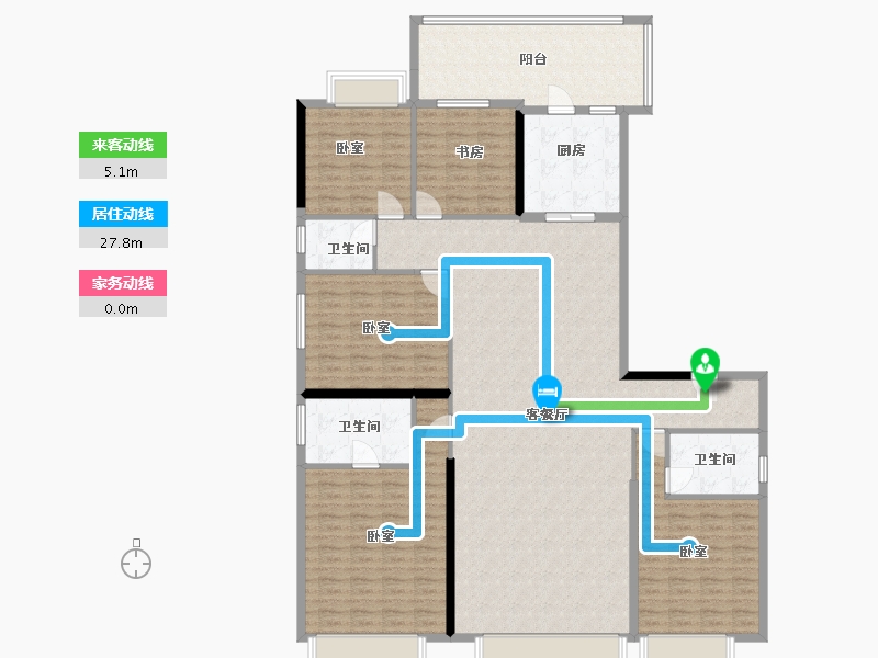 广东省-汕尾市-碧桂园天誉二期-189.30-户型库-动静线