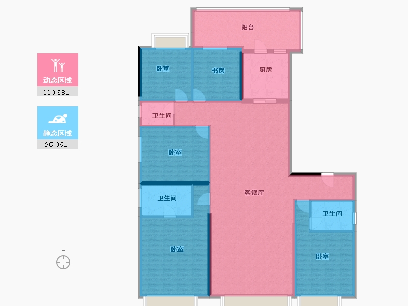 广东省-汕尾市-碧桂园天誉二期-189.30-户型库-动静分区