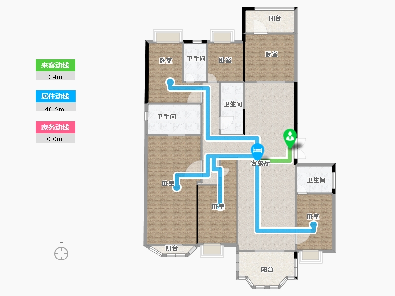 广东省-汕尾市-海丰星河湾-218.79-户型库-动静线