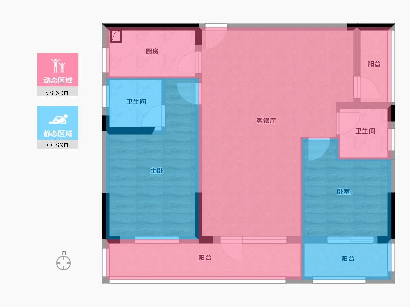 福建省-厦门市-招商卡达凯斯-82.01-户型库-动静分区