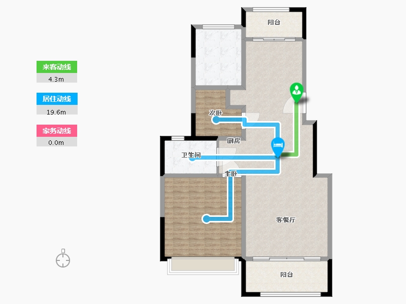 陕西省-西安市-长安宫-127.47-户型库-动静线