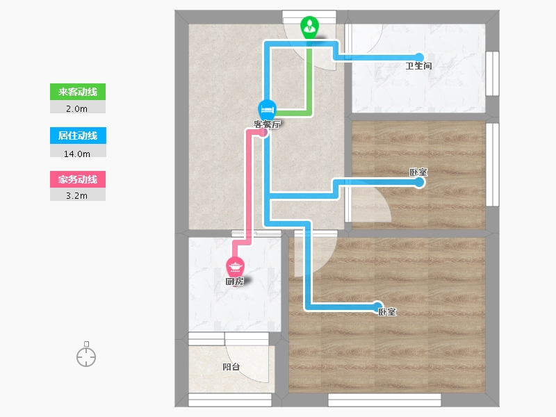 湖南省-长沙市-鑫苑名家-34.27-户型库-动静线