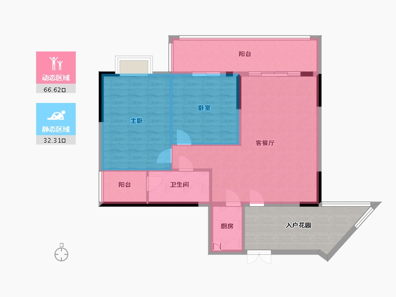 广东省-广州市-名城御景世嘉-103.12-户型库-动静分区