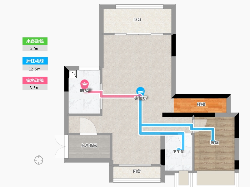 广东省-广州市-中国铁建花语岭南-62.28-户型库-动静线