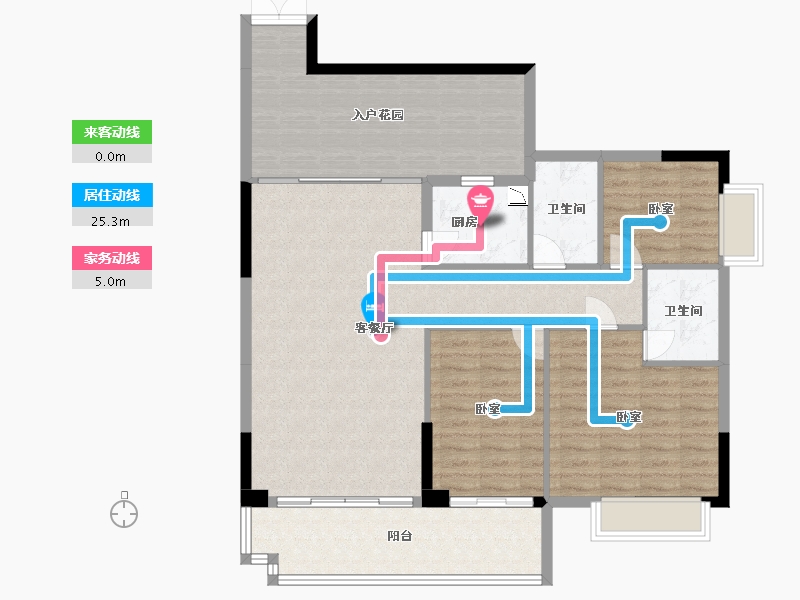 广东省-广州市-名城御景世嘉-116.65-户型库-动静线