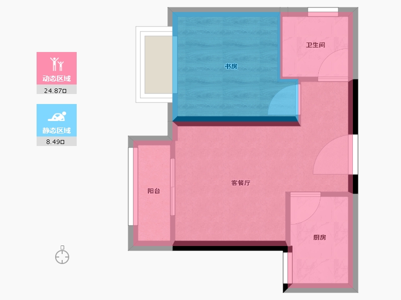 陕西省-西安市-西安深国投中心-29.13-户型库-动静分区