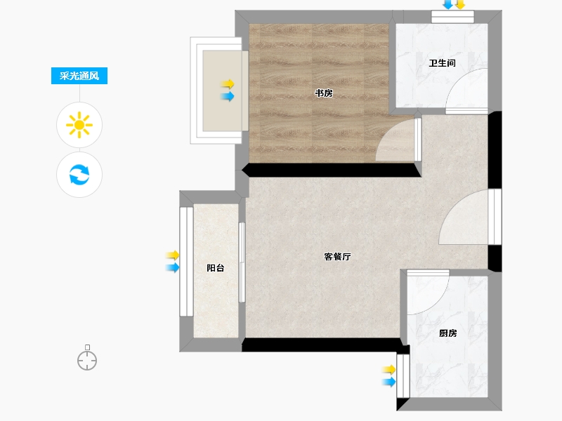 陕西省-西安市-西安深国投中心-29.13-户型库-采光通风