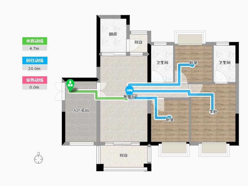 广东省-广州市-名城御景世嘉-94.01-户型库-动静线