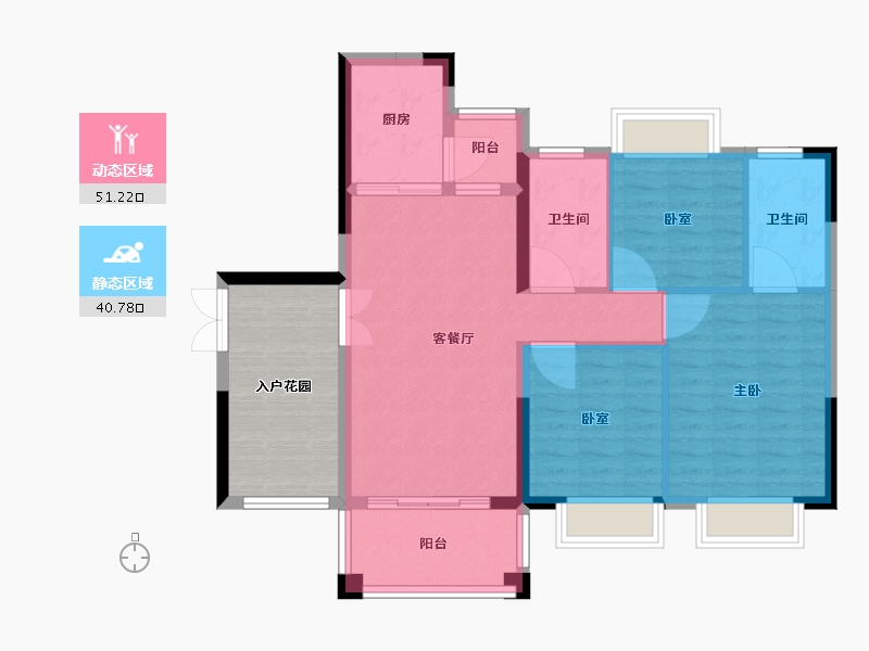 广东省-广州市-名城御景世嘉-94.01-户型库-动静分区