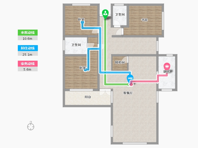 湖北省-武汉市-天屿湖-152.14-户型库-动静线