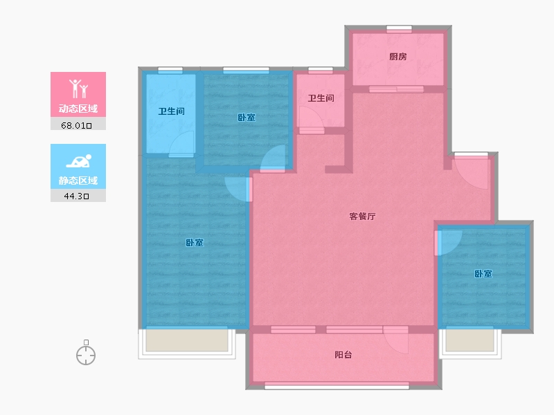 山东省-济宁市-保利·和府-100.00-户型库-动静分区