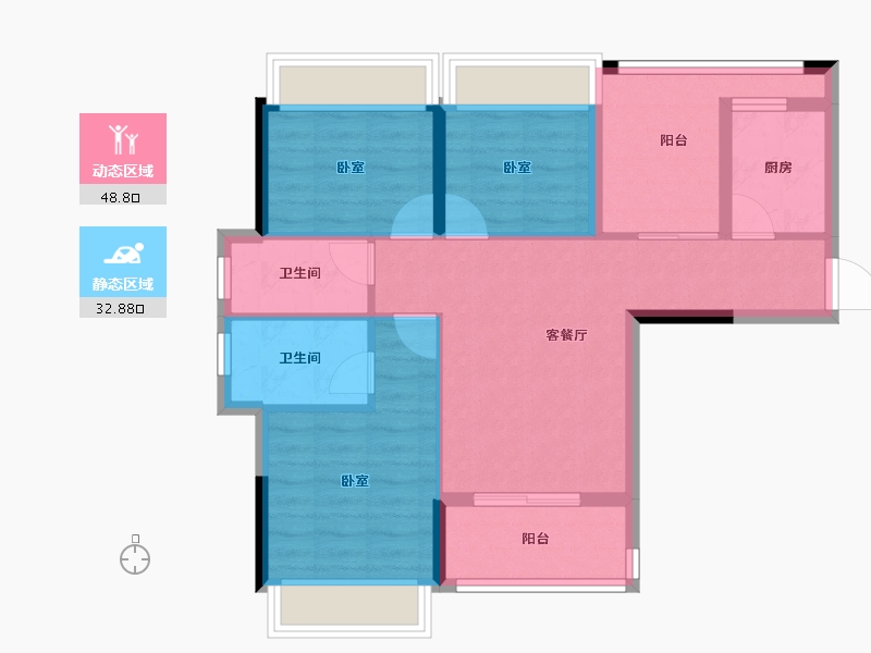 广东省-珠海市-中珠山海间-72.22-户型库-动静分区