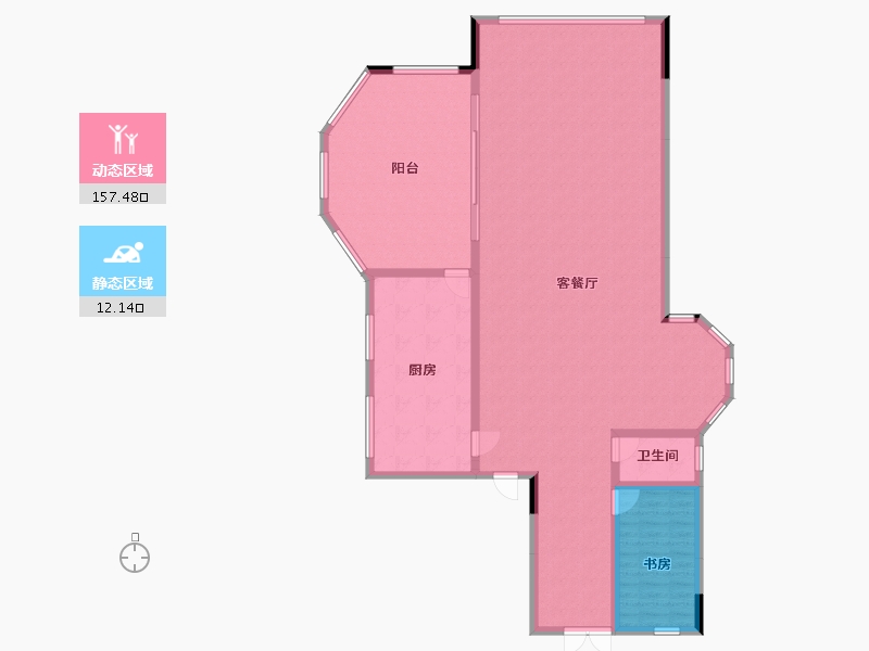 广东省-广州市-御湖山-158.31-户型库-动静分区