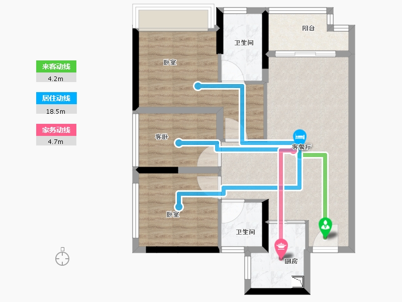 广东省-广州市-招商悦府-72.00-户型库-动静线