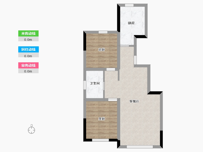 吉林省-长春市-睿德上品-56.60-户型库-动静线