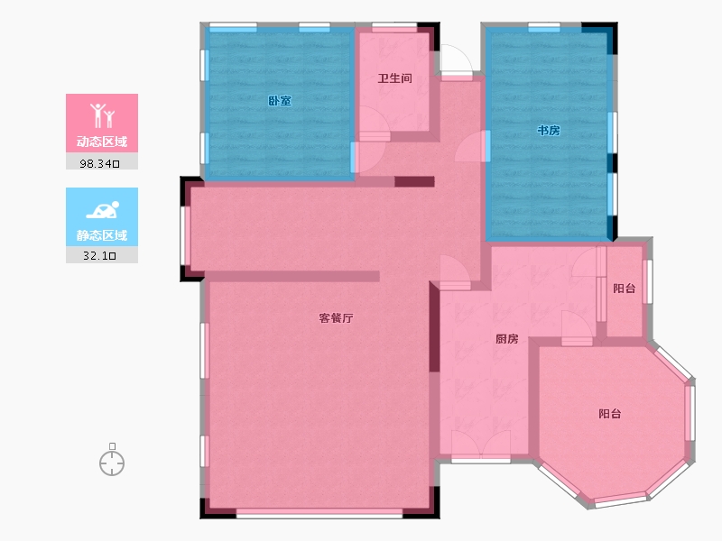 广东省-广州市-御湖山-116.62-户型库-动静分区