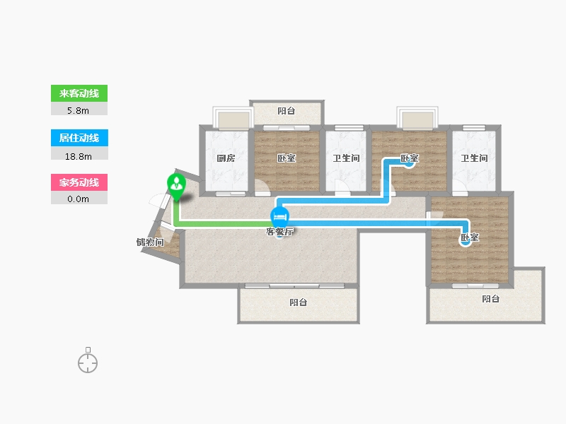 湖北省-武汉市-光谷东郡-109.00-户型库-动静线