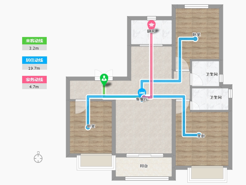 山东省-青岛市-鲁商健康城-78.21-户型库-动静线