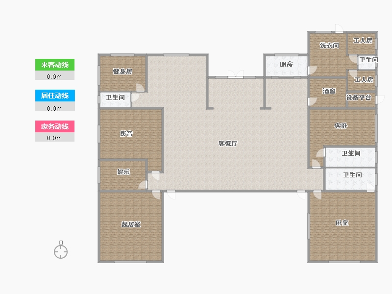 湖北省-武汉市-天屿湖-642.00-户型库-动静线