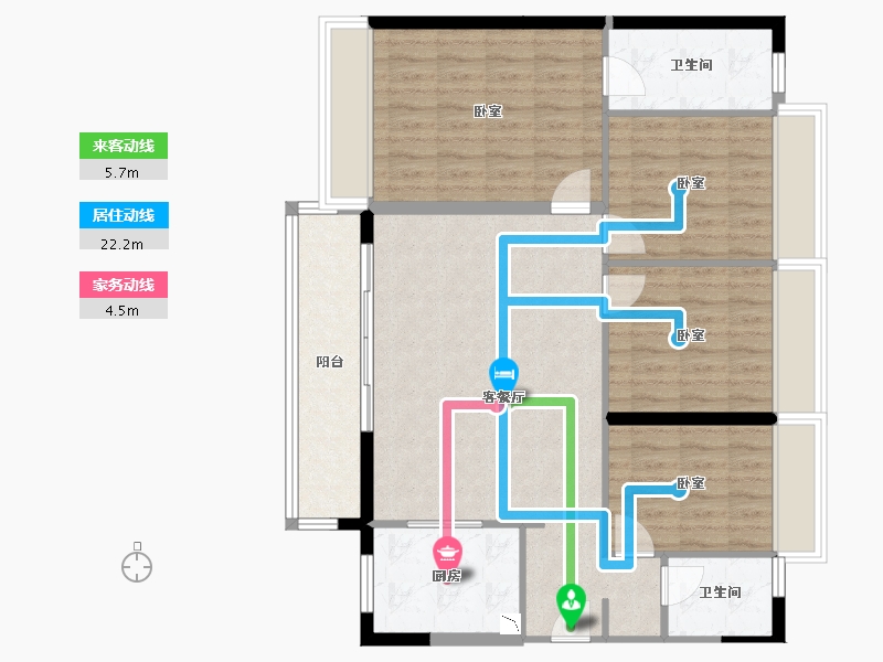 广东省-广州市-时代雁山湖（鹤山）-100.34-户型库-动静线