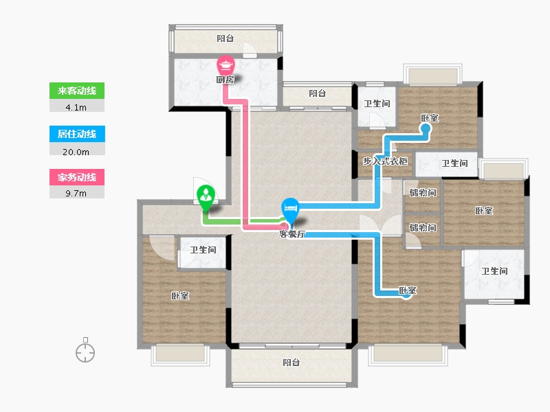 广东省-广州市-御湖山-205.16-户型库-动静线