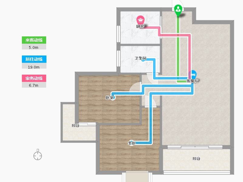 湖北省-武汉市-光谷东郡-88.07-户型库-动静线