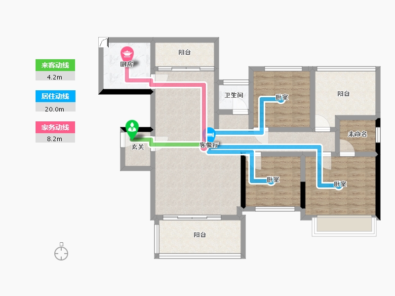 湖南省-郴州市-东江印象-98.77-户型库-动静线