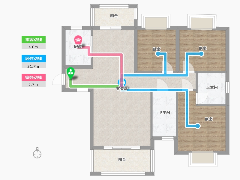 湖南省-邵阳市-毅丰状元府-88.55-户型库-动静线