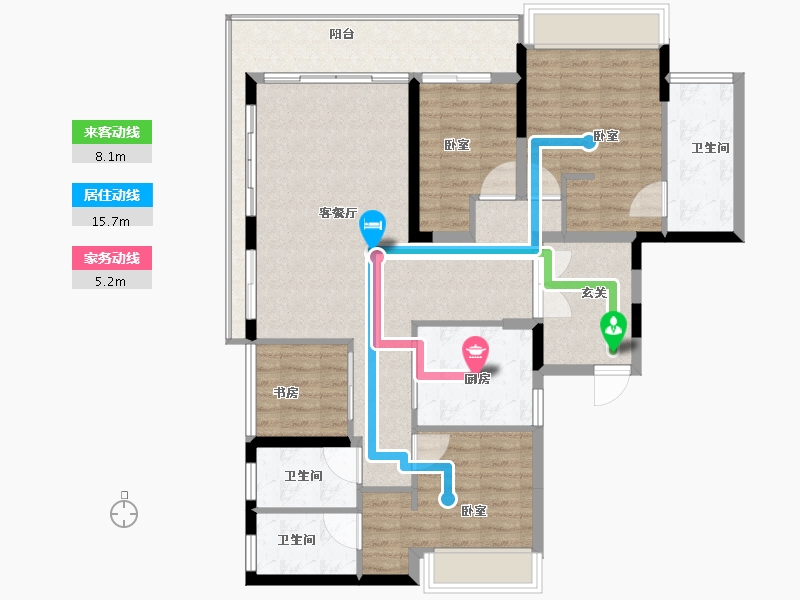 广东省-广州市-佳兆业悦江府-114.00-户型库-动静线