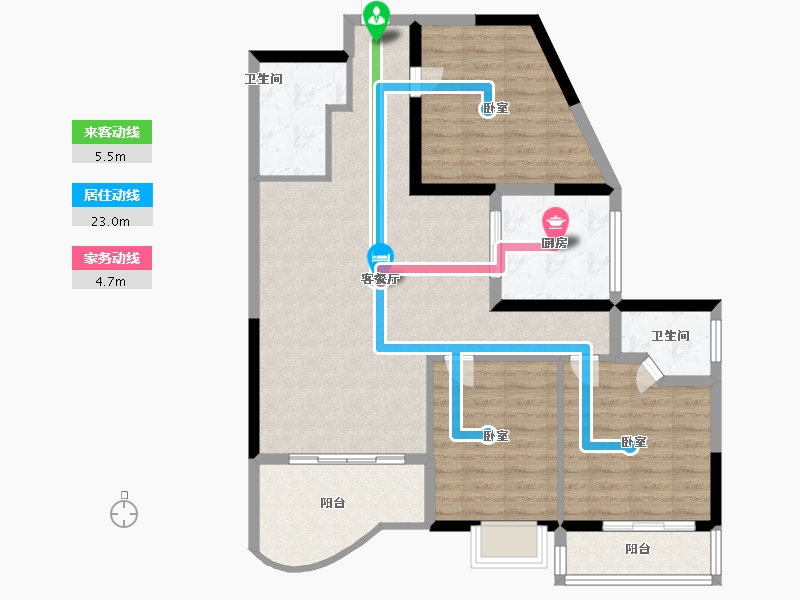 湖北省-武汉市-光谷东郡-98.30-户型库-动静线