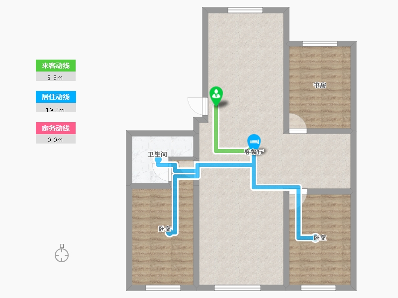 吉林省-长春市-万龙建阳府-91.01-户型库-动静线