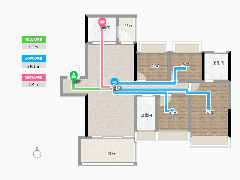 广东省-湛江市-奥园悦时代-119.00-户型库-动静线