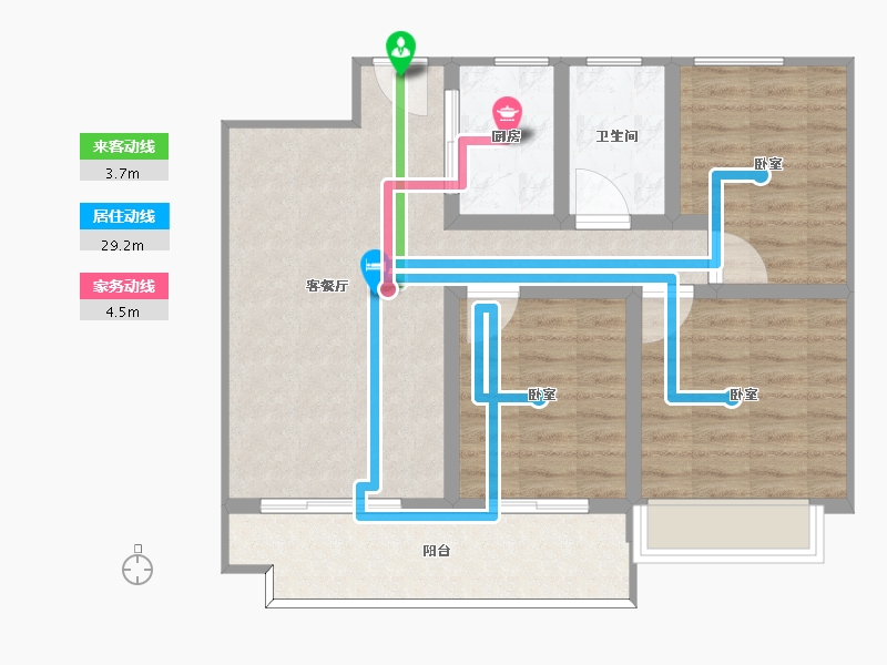 河南省-周口市-法姬娜·滨湖国际-78.99-户型库-动静线