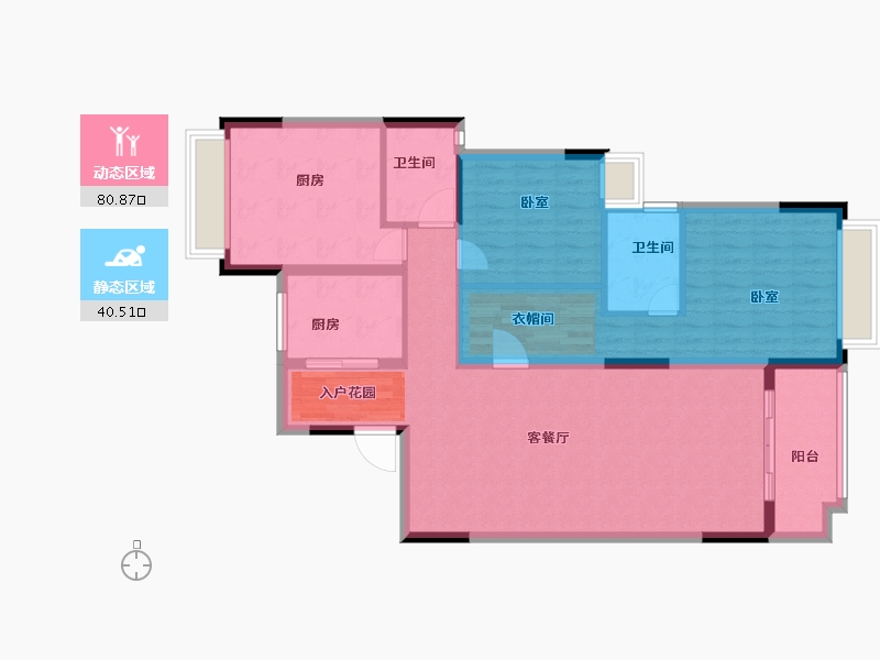 广东省-珠海市-雅居乐·山海郡-110.00-户型库-动静分区