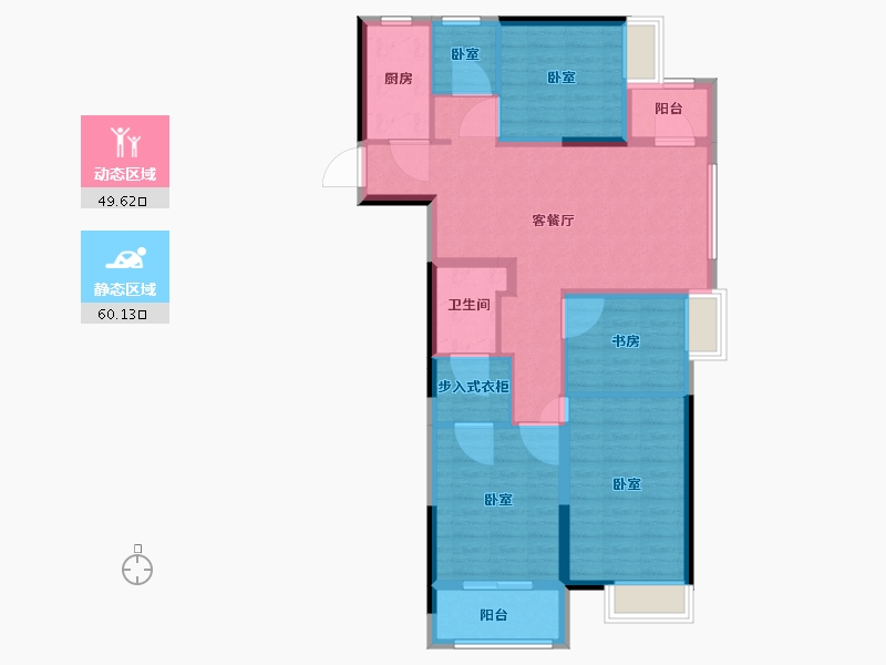 湖北省-武汉市-招商一江璟城-98.03-户型库-动静分区