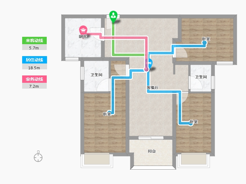 河南省-周口市-西华建业公园里-92.01-户型库-动静线