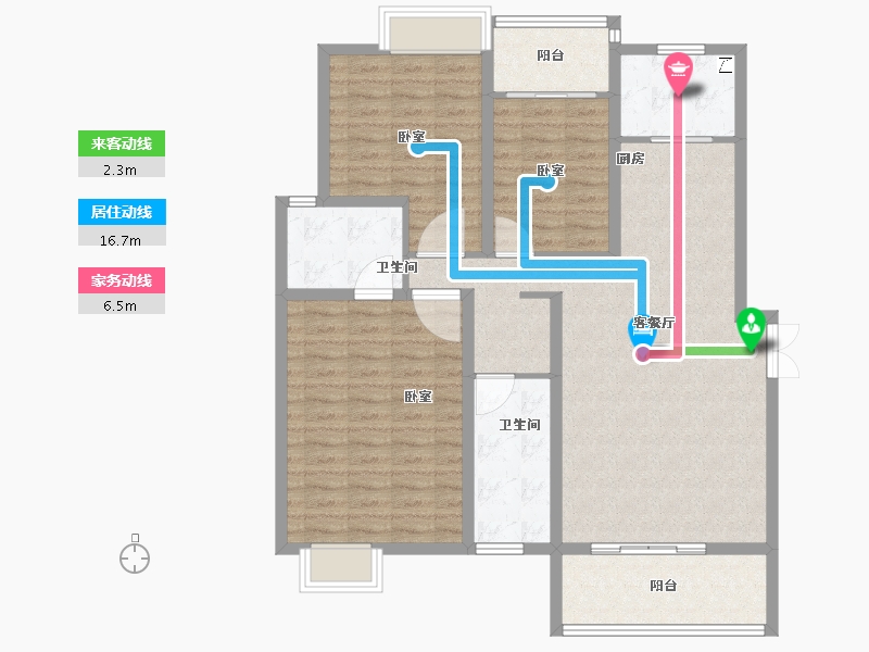 湖北省-孝感市-大悟绣江南-112.00-户型库-动静线