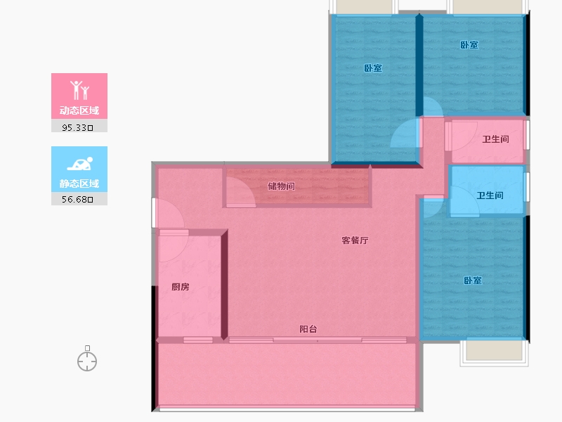 广东省-广州市-保利堂悦-138.00-户型库-动静分区