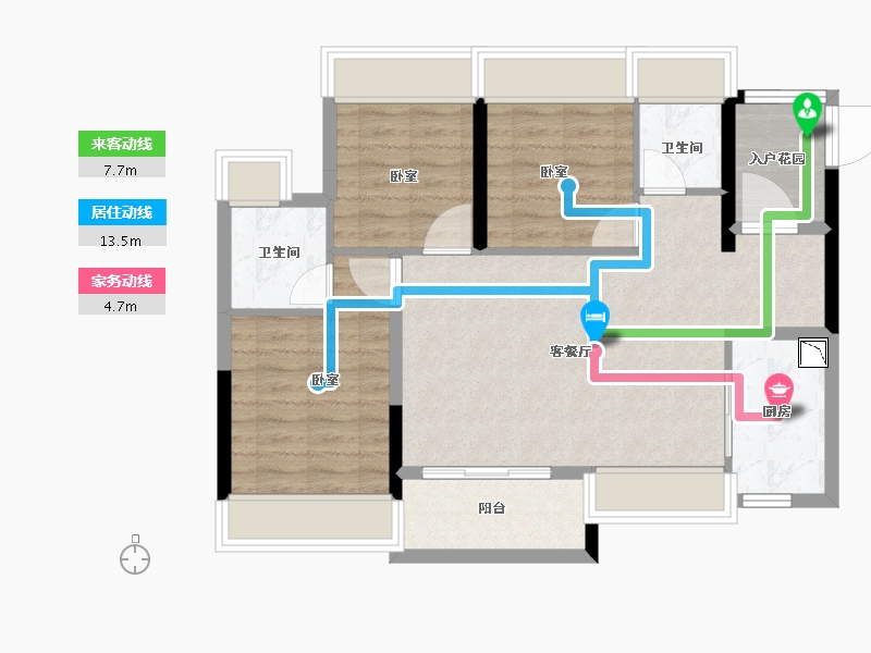 广东省-广州市-星汇城-77.99-户型库-动静线