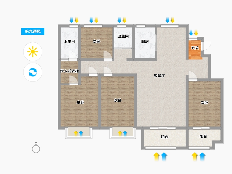 山东省-潍坊市-杨家埠文化创意梦想小镇-120.24-户型库-采光通风