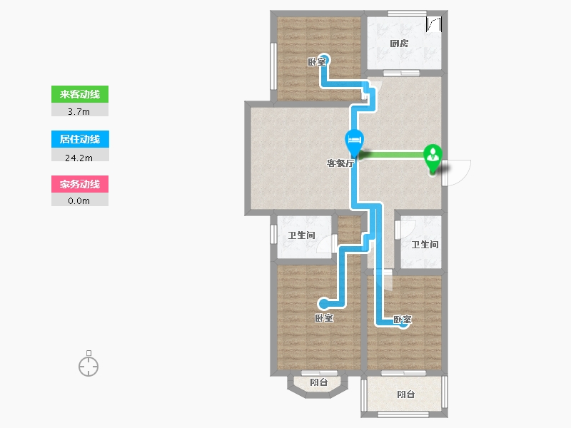 河南省-焦作市-东方国际-102.33-户型库-动静线