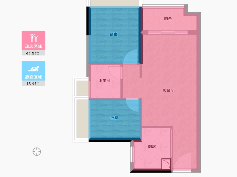 广东省-广州市-星汇城-55.00-户型库-动静分区